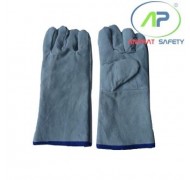 Găng tay da hàn dài ( 2 lớp) (35Cm)